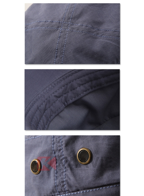 纯棉简约军帽