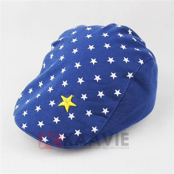 星星鸭舌帽