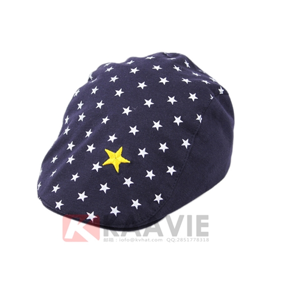 星星鸭舌帽