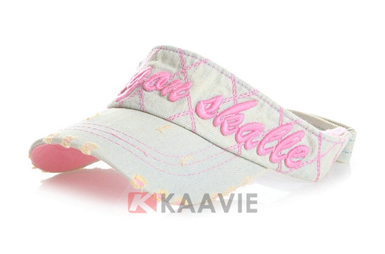 富国做旧牛仔空顶帽定做