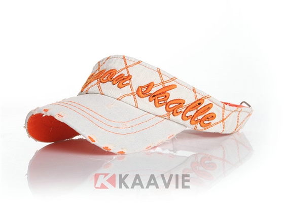 富国做旧牛仔空顶帽定做