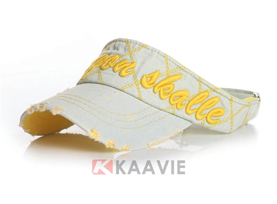 富国做旧牛仔空顶帽定做