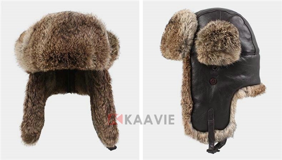 真皮东帽雷锋帽定做