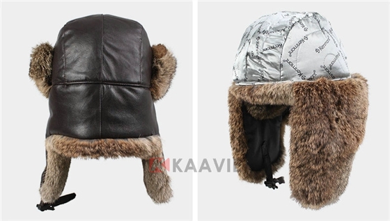 真皮东帽雷锋帽定做