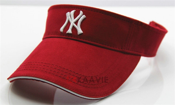 纯色空顶遮阳帽定做