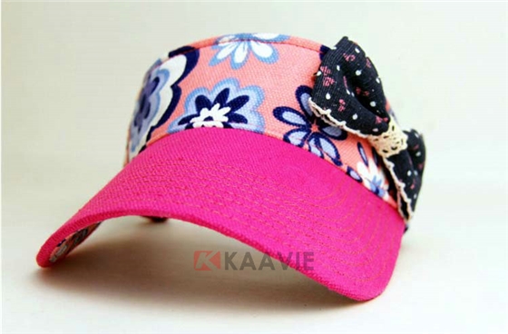 女款空顶帽蝴蝶结定做