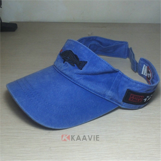 简约小鱼空顶帽定做