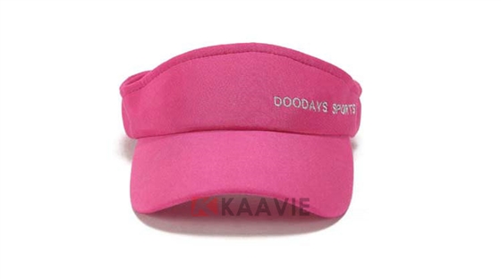 新款空顶遮阳运动帽定做