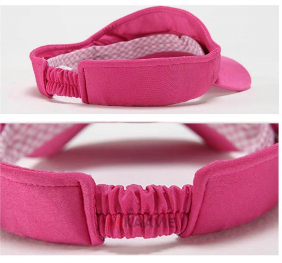 新款空顶遮阳运动帽定做