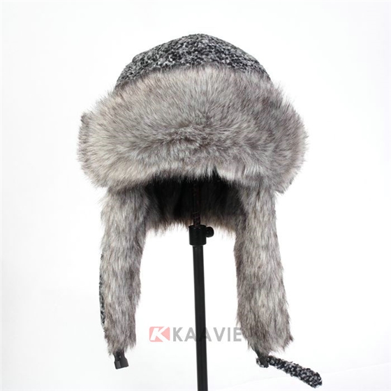 花灰保暖雷锋帽定做