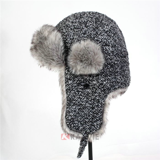 花灰保暖雷锋帽定做