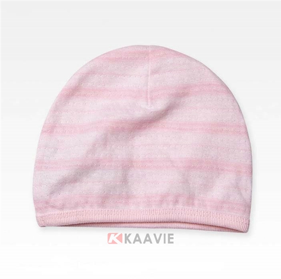 粉色婴儿帽定做