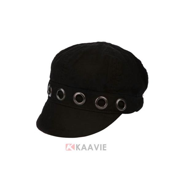 黑色女士时装帽定做