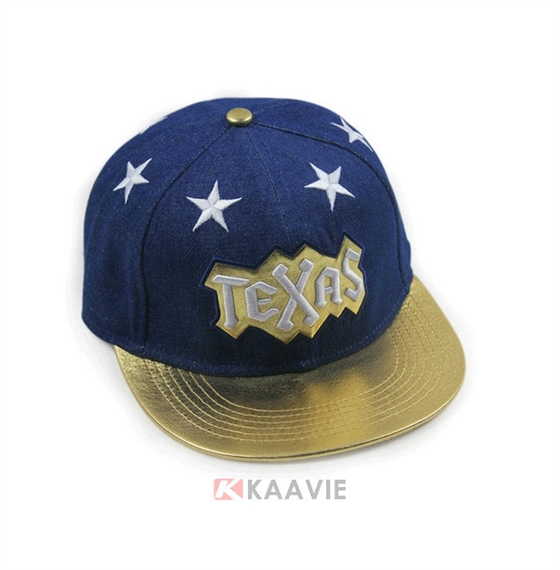 小清新款星星字母绣花夏季遮阳平板帽 鸭舌帽定制 新款