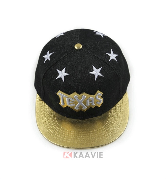 小清新款星星字母绣花夏季遮阳平板帽 鸭舌帽定制 新款