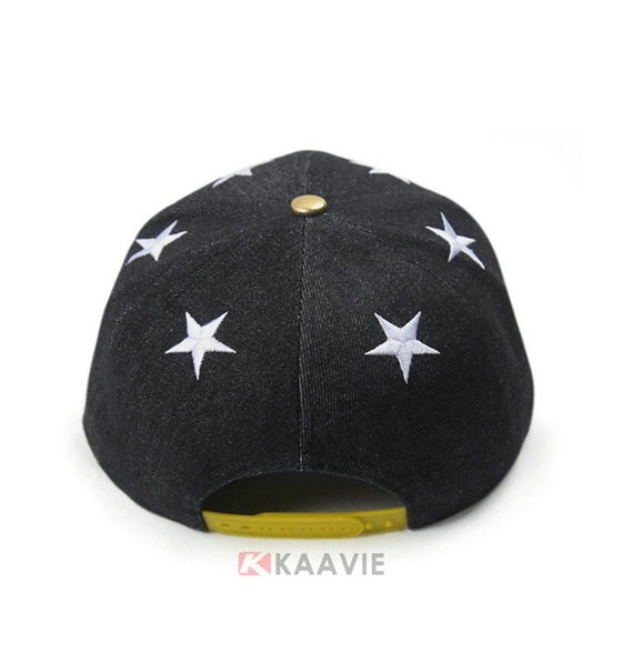 小清新款星星字母绣花夏季遮阳平板帽 鸭舌帽定制 新款