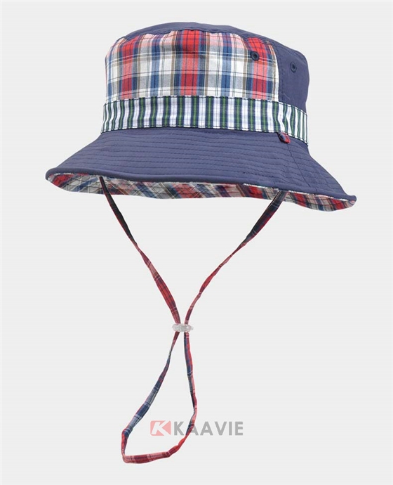 儿童时尚格子渔夫帽儿童时尚格子渔夫帽