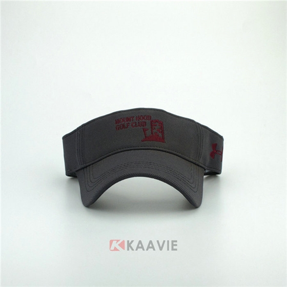 纯色简约绣花遮阳春夏空顶帽 网球帽 男女款定做定制 