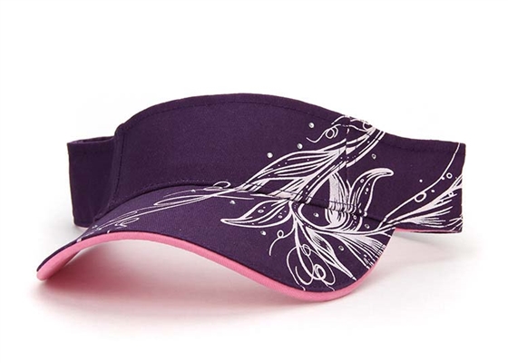 简约运动空顶帽 印花镶钻 广东广州帽子13年诚信通