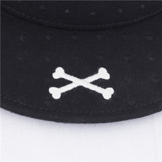 韩版潮流 黑色简约 小骨头平板帽 