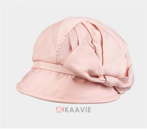 粉色蝴蝶时装帽 女士 夏季 小清新款