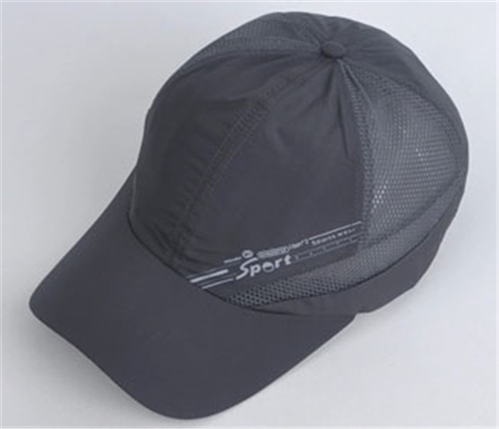 网布拼接单色简约 透气 运动帽