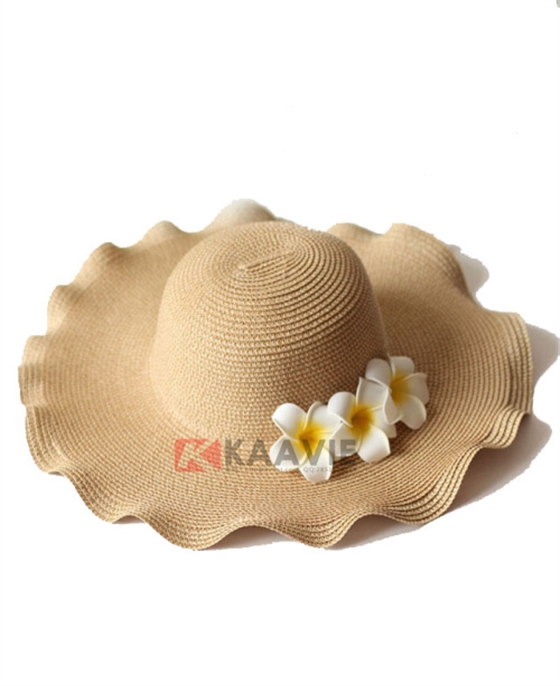 简约花朵小清新草帽