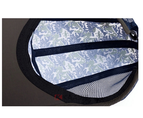 复古印花驳接透气春夏运动帽