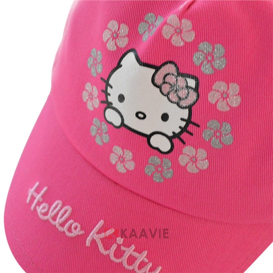 hello Kitty印花 绣花可爱棒球帽定制