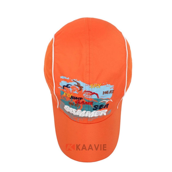 春夏透气绣花字母易干运动帽