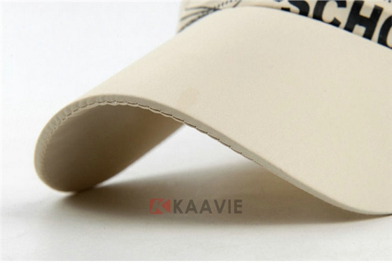 黑色印花字母驳接网眼透气运动帽