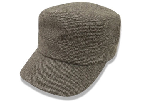 凯维帽业-平顶军帽JM002