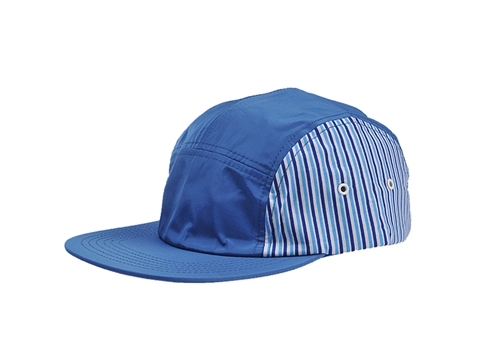 凯维帽业-蓝色条纹帽子定做-PT018