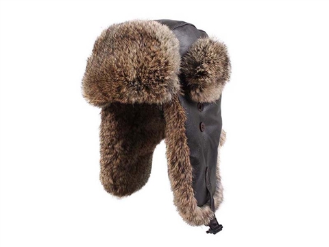 凯维帽业-真皮东帽雷锋帽定做-LF013