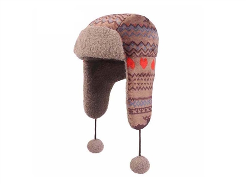 凯维帽业-女款风雪帽雷锋帽定做-LF014