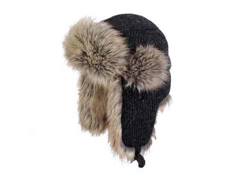 凯维帽业-纯色针织雷锋帽定做-LF021