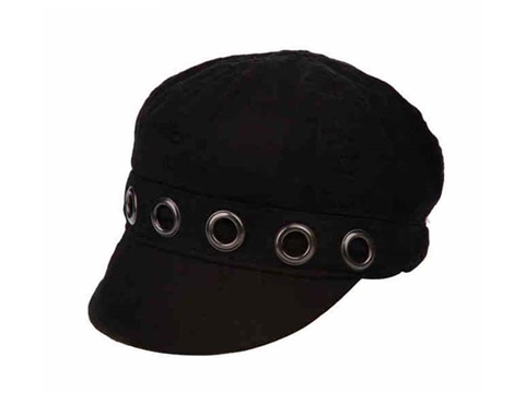 凯维帽业-黑色女士时装帽定做-ST019