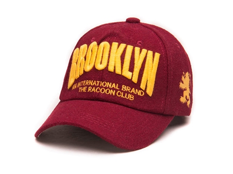 凯维帽业-21年制帽经验帽厂订做纯色3D绣花字母六页棒球帽