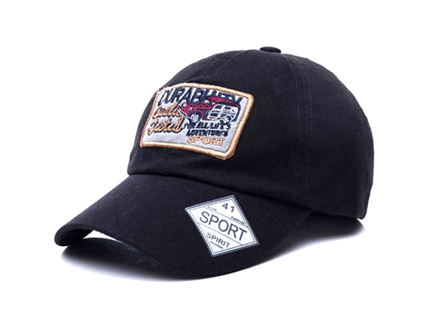 凯维帽业-黑色棒球帽出口订做加工