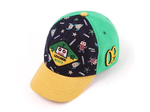 凯维帽业-儿童卡通太空棒球帽定做RM096
