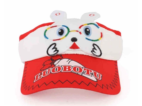 凯维帽业-可爱兔子儿童空顶帽定做RM163