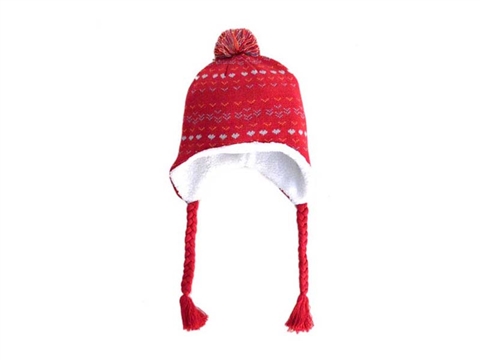 凯维帽业-红色儿童风雪帽RM163