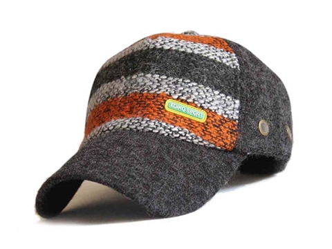 凯维帽业-新款条纹秋冬保暖毛线棒球帽BM191