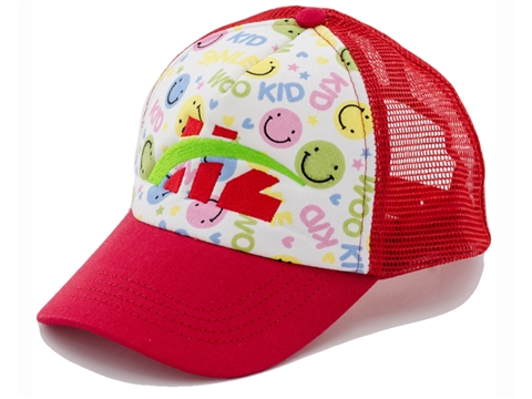 凯维帽业-儿童拼接点式棒球帽
