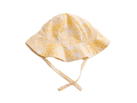 凯维帽业-黄色小女孩印花夏季遮阳盆帽RM467