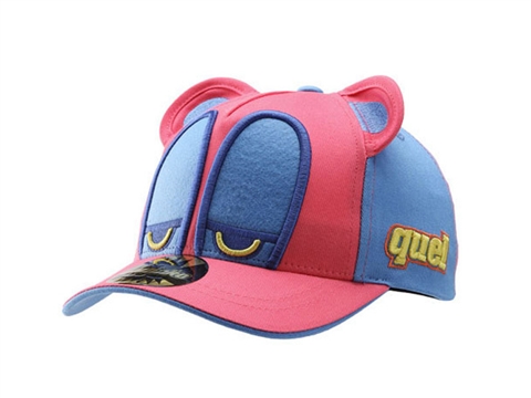 凯维帽业-新款撞色拼接卡通棒球帽RM497