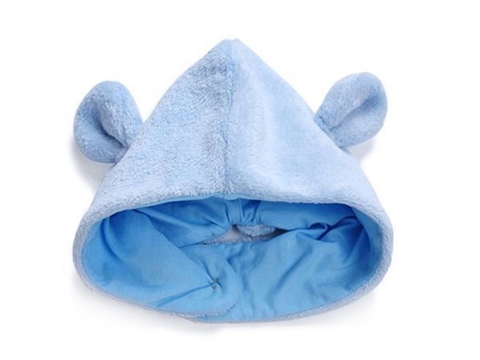 凯维帽业-纯色新款儿童秋冬保暖可爱耳朵风雪帽RM511
