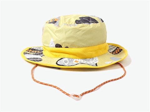 凯维帽业-儿童卡通动物印花遮阳透气渔夫帽RM557