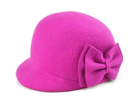 凯维帽业-小女孩羊毛时装帽