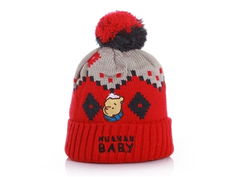 凯维帽业-秋冬保暖儿童针织帽定做
